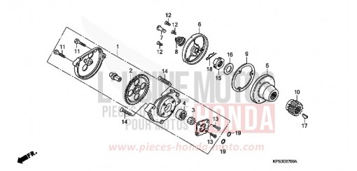 POMPE A HUILE CRF230F7 de 2007